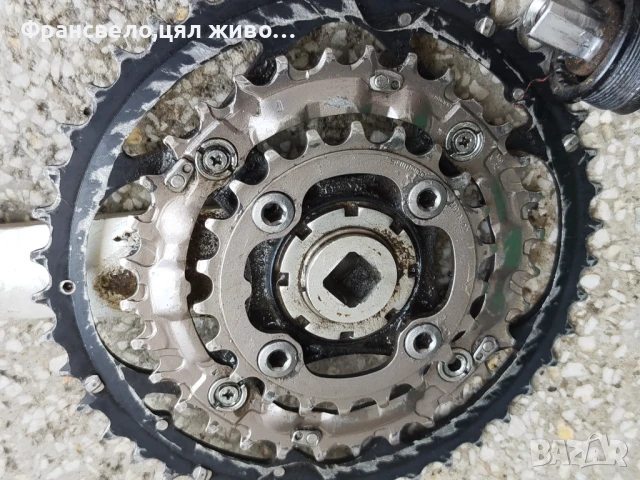 Курбел със средно движение за велосипед колело Shimano deore xt fc m 750, снимка 4 - Части за велосипеди - 50711301