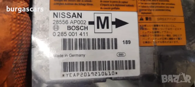 Централа Airbag 28566 AP002 / 0 285 001 411 Nissan Micra K11 - 50лв, снимка 2 - Части - 49771021