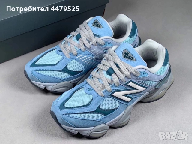 Оригинални дамски маратонки New Balance 9060 blue, снимка 2 - Маратонки - 51712881