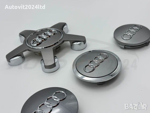 Капачки за джанти Audi – 60мм до 135мм – A3 A4 A5 A6 A7 A8 TT Q5 Q7, снимка 2 - Аксесоари и консумативи - 50741001