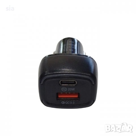 Адаптер за запалка, 2USB порта, Type C, Quick Charge 3.0, снимка 2 - Аксесоари и консумативи - 37082574