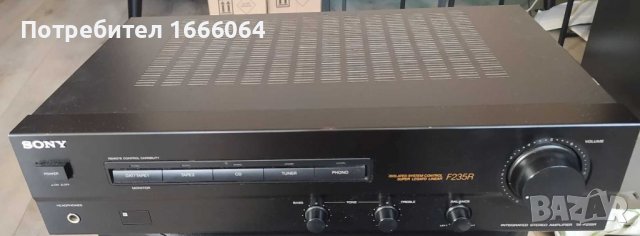 Усилвател Sony F 235 R, снимка 7 - Ресийвъри, усилватели, смесителни пултове - 37900057