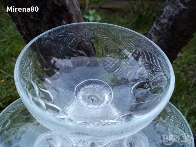 Винтидж чаши за мелба - 6 бр., снимка 3 - Сервизи - 54161533