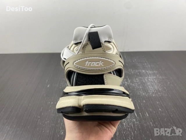 Balenciaga Track Sneaker "Beige/Black", снимка 4 - Маратонки - 54358857