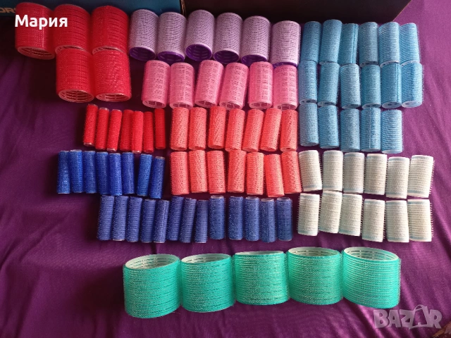 Преса за изправяне на коса, ролки и клипси, фиби и шноли, снимка 7 - Аксесоари за коса - 52997015