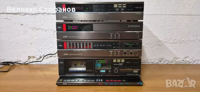 AIWA V-1100 – ПЪЛЕН VINTAGE HI-FI КОМПЛЕКТ – 4 КОМПОНЕНТА