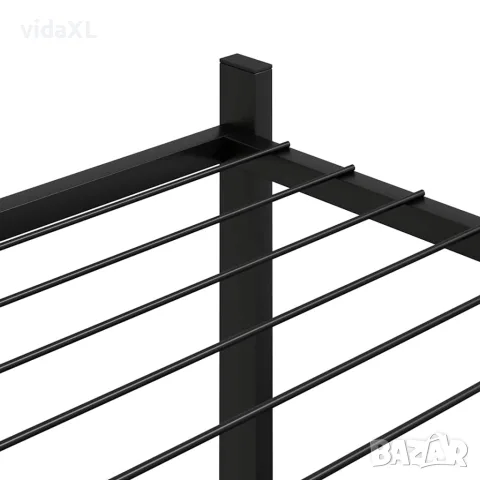 vidaXL Стойка за цветя, 83x25x100 см, черна, желязо, снимка 5 - Саксии и кашпи - 56147157