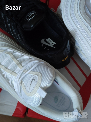 Nike Air Max 97 Pearl White TN Black Размер 45 Номер 29см Обувки Мъжки Маратонки, снимка 3 - Маратонки - 44780064
