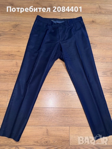 Мъжки костюм Teodor Slim fit размер 52, снимка 5 - Костюми - 53298094