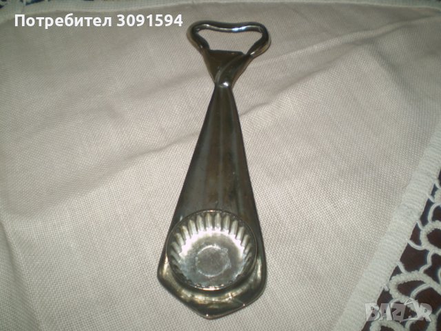 Колекционерска Стара отварачка Вратовръзка посребрена , снимка 6 - Антикварни и старинни предмети - 37431583