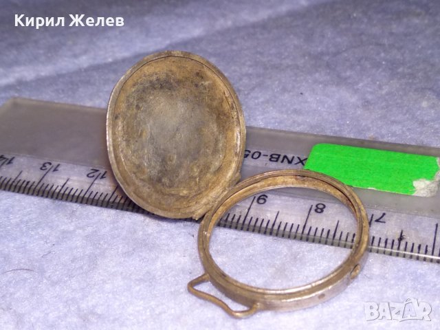 СРЕБЪРНИ ДОЛЕН КАПАК с РАМКА - СРЕБРО 925 от МНОГО СТАР РЕТРО МОДЕЛ РЪЧЕН ЧАСОВНИК 36456, снимка 2 - Антикварни и старинни предмети - 39653944