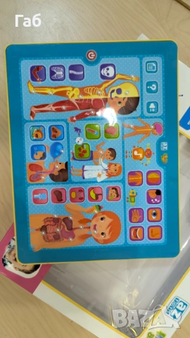 Детски образователен таблет човешкото тяло в оригиналната си опаковка , снимка 4 - Образователни игри - 52676918