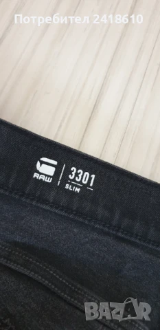 G - Star 3301 Slim  Fit Mens Size 36/30 ОРИГИНАЛ! Мъжки Дънки!, снимка 15 - Дънки - 50565007