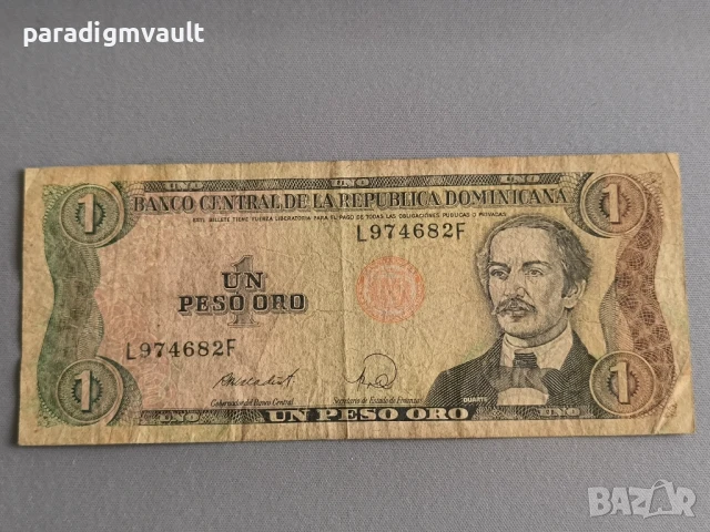 Банкнота - Доминикана - 1 песо | 1988г.