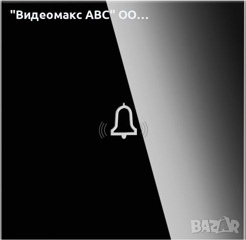 Сензорен бутон за звънец, комплект с кристален панел "LUX-ON" - БЯЛ, СИВ, ЧЕРЕН, снимка 1 - Ключове, контакти, щепсели - 40504501