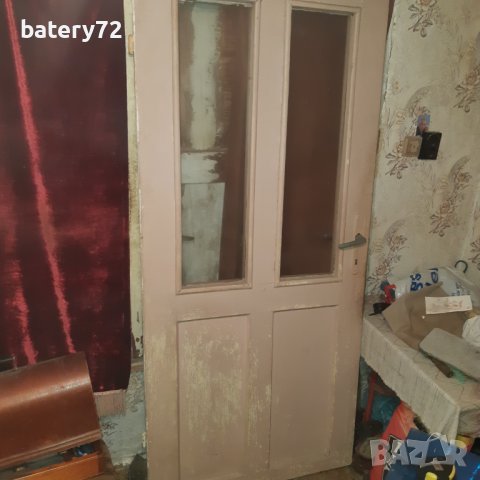 Дървена врата със стъкла, снимка 2 - Други стоки за дома - 44262362