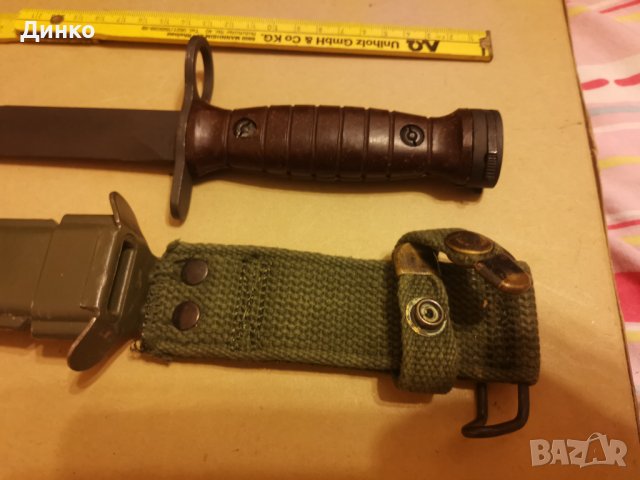 Американски щик ,нож за М16, снимка 2 - Антикварни и старинни предмети - 42826196