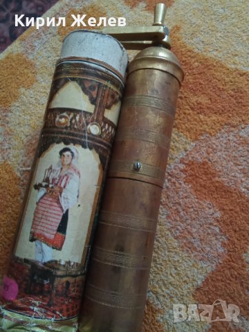 Стара бронзова мелница 25839, снимка 4 - Антикварни и старинни предмети - 34283094