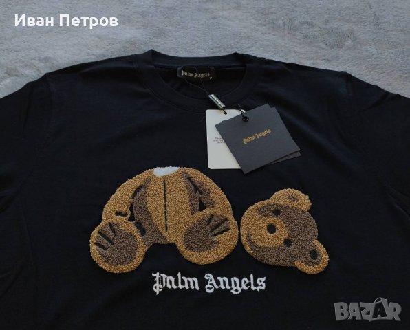 Palm Angels Bear мъжка фланелка мече мечка , снимка 4 - Тениски - 40353155