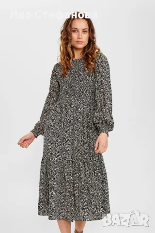 Спортна нова свободна кройка елегантна ежедневна дълга рокля волни, снимка 8 - Рокли - 49185757