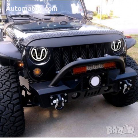 Комплект диодни халогени Automat, 40W, 12V, С мигач, Черен, снимка 4 - Аксесоари и консумативи - 40000369