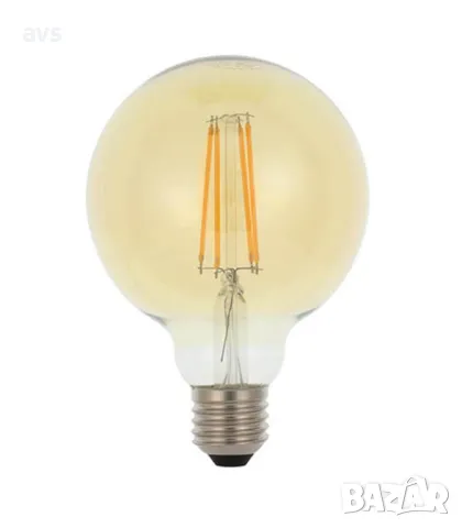 LED крушка 8W G125 2500K филамент VITO E27, снимка 1