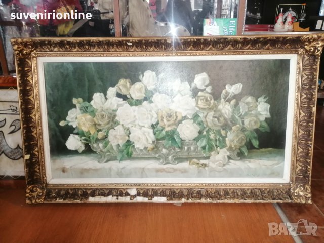 Стара картина принт , снимка 2 - Картини - 39662126