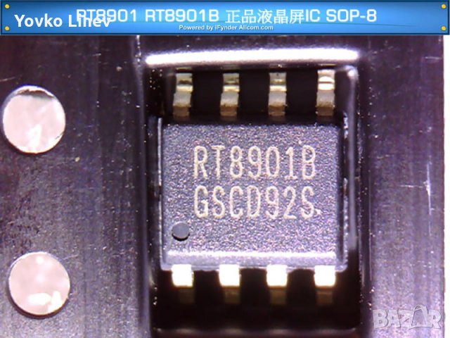 RT8901 SMD SOP-8 Pulse Modulator for LCD Panels - 2 БРОЯ, снимка 3 - Друга електроника - 35291340
