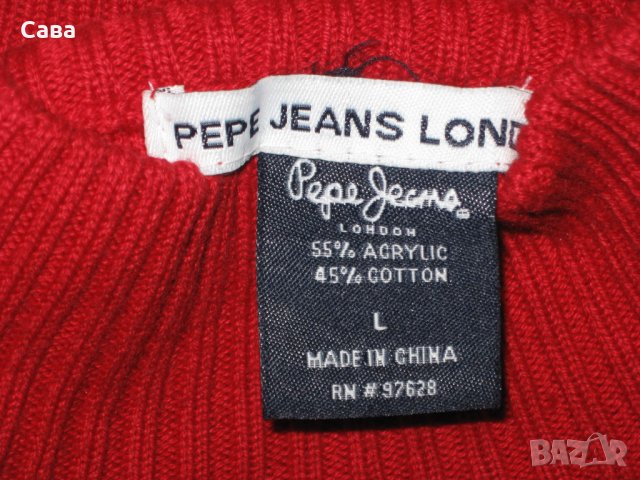 Пуловер PEPE JEANS  дамски,л, снимка 6 - Блузи с дълъг ръкав и пуловери - 20635605