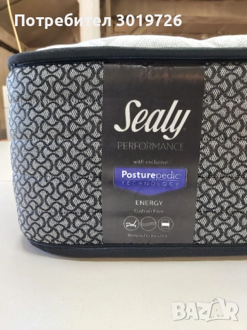 Матрак - Модел SEALY ENERGY размер 90/200 , снимка 2 - Матраци - 54067969