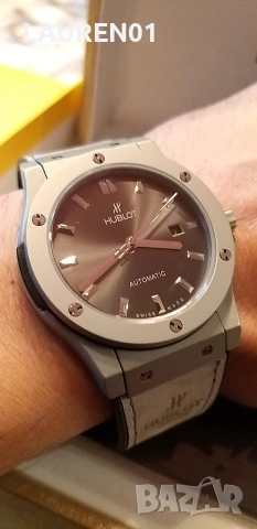 Нов мъжки Hublot , снимка 9 - Луксозни - 53106621