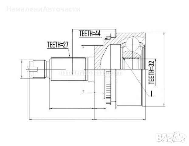 Предно външно каре 28321FE110 NPZSB012 Subaru Impreza Wrx