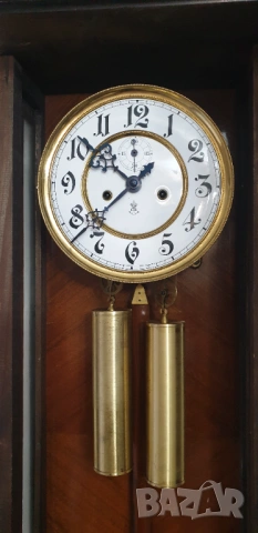 Стенен часовник регулатор Gustav Becker 1905 година, снимка 4 - Антикварни и старинни предмети - 53983391