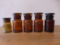 Аптекарски шишета буркани бурканчета 5 бр , снимка 4