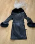 Палто естествена кожа и естествен косъм , снимка 2