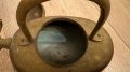 Античен меден чайник, бик– малък, масивен!, снимка 7