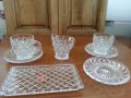 Кристални чаши  за кафе чай Бохемия, снимка 1 - Антикварни и старинни предмети - 33760770