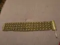 Vintage traditional Anatolian Gilded Bracelet -възрожд.гривна ,куюмджийски накит позлатена , снимка 4