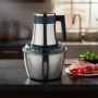 Многофункционален кухненски чопър Kitchen Expert 3L SUS 304 – бързо мели, реже и пюрира без усилие., снимка 2