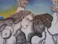 Картина на български художник "Еротичен полъх", снимка 1