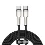 Кабел USB Type C - Type C M/M 2m 100W Baseus CATJK-D01 Черен Cable USB Type-C to Type-C, снимка 1