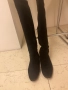 Черни Дамски Ботуши - Нови, снимка 2