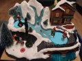 Уникална коледна къща и езерце за кънки с LED светлина и музика.Christmas Village, снимка 2
