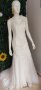 сватбена булчинска рокля тип русалка дантела, снимка 1 - Сватбени рокли - 33771063