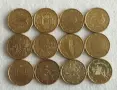 Колекция монети 50 ¢ и 20 ¢ Е.С.По 1 рубла СССР ,Руска,Османска месингови пендари., снимка 2
