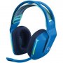 Безжични слушалки с микрофон LOGITECH G733 LIGHTSPEED RGB BLUE геймърски SS301457