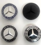 Емблеми за преден капак на Мерцедес-тип "тапа" 57 мм. и тип "мерник", снимка 2