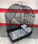 Клетка за Птици – с Раздвижен Покрив – 42см/30см/57см – Черен цвят, снимка 2