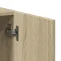 vidaXL Шкаф за документи, сонома дъб, 60x32x115 см, инженерно дърво, снимка 8