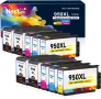 Мастилени касети за HP Officejet Pro Nestink 950 951 xl (10 броя), снимка 1